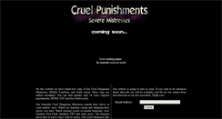 Desktop Screenshot of cruelpunishments.com