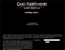 Tablet Screenshot of cruelpunishments.com